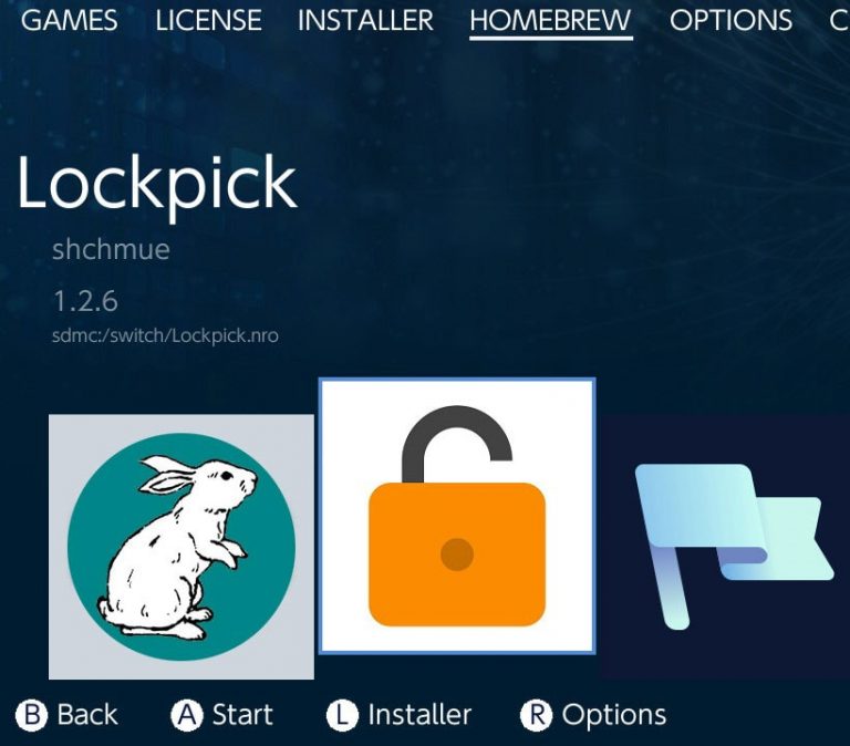 Switch 使用Lockpick备份密钥的方法阿藏博客